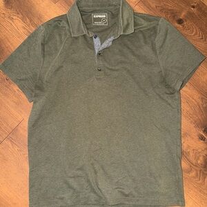 Express men’s green polo